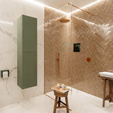 MONDIAZ BEAM 160cm kolomkast kleur army met 2 deuren