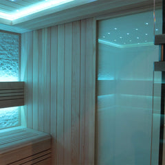 AWT Sauna E1247A populier 220x180 9kW Cilindro