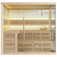 AWT Sauna E1105B Hemlock 200x200 zonder oven