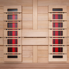 AWT Sauna E1613A-IR Hemlock 220x200 9kW Cilindro