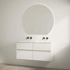 Best Design Bora badmeubel duo zonder kraangaten 120cm wit glans