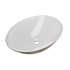 Best Design Croco opbouw waskom 52x38cm bruin