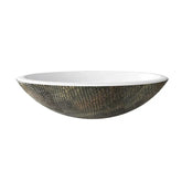 Best Design Croco opbouw waskom 52x38cm bruin