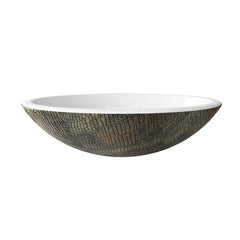 Best Design Croco opbouw waskom 52x38cm bruin