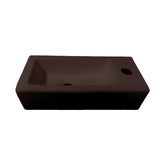 Best Design Farnetta fontein rechts 37x18cm donkerbruin mat