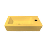 Best Design Farnetta fountain right 37x18cm yellow matte