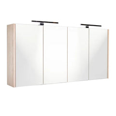 Best Design Happy spiegelkast met verlichting 120x60cm eiken