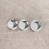 Best Design High End complete 2-wegs inbouwthermostaat chroom