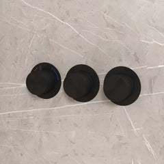 Best Design High End Nero complete 2-wegs inbouwthermostaat zwart mat