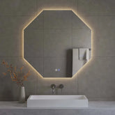 Best Design Honey Octagonal LED Mirror with Mirror Heating 60x60cm