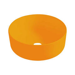 Best Design Luzz waskom 40cm keramiek oranje mat