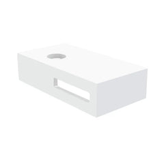 Best Design Malo fontein onderblad 40x21x10cm wit glans