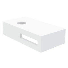 Best Design Malo fontein onderblad 40x21x10cm wit mat