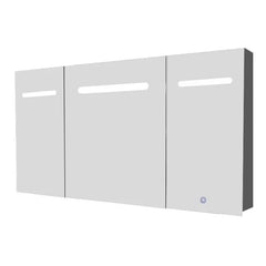 Best Design Miracle LED spiegelkast 100x80cm aluminium