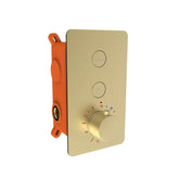 Best Design Nancy inbouw thermostaatkraan 2 weg mat goud