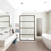 Best Design Nero inloopdouche 90x200cm anti-kalk 10mm