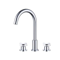 Best Design New Jax wastafelkraan 3-gats chroom