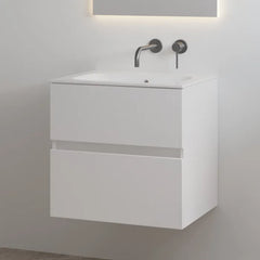 Best Design Splash bathroom vanity unit 60cm no tap hole white gloss