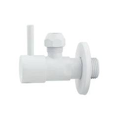 Best Design Solara White hoekstopkraan 1/2" x 3/8" mat wit
