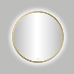 Best Design Nancy ronde spiegel mat goud incl. LED-verlichting Ø 60 cm