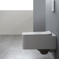 StoneArt Wandcloset mineraal gegoten TMS-508P - wit glanzend - 52x36