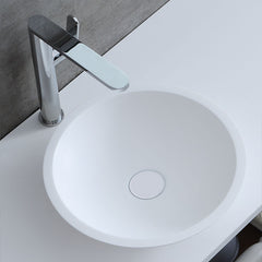 StoneArt solid surface waskom LC116 - glans wit