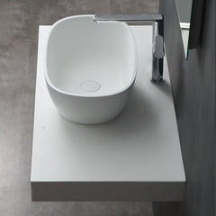 StoneArt Wastafel LC149 /wit/mat