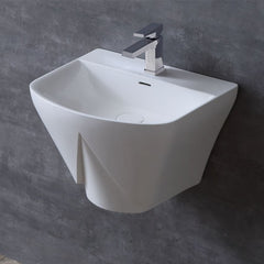 StoneArt Waschbecken LZ801 weiß 51x42cm matt