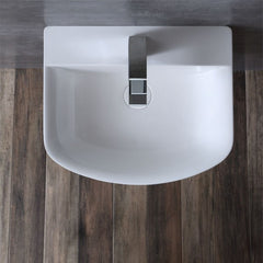 StoneArt Waschbecken LZ801 weiß 51x42cm matt