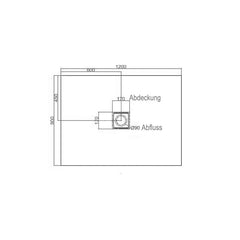 StoneArt LXFS douchebak solid surface - wit 3cm