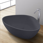 StoneArt Vrijstaand Badkuip BS-533 - grijs mat - 180x140