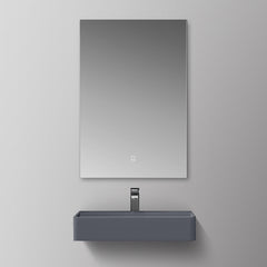 StoneArt Wastafel LP6206 /betongrijs/60x46/mat