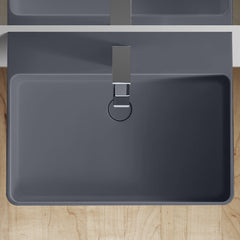 StoneArt Wastafel LP6206 /betongrijs/60x46/mat