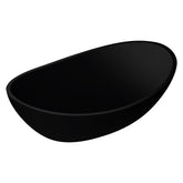 StoneArt Wastafel LC149 - zwart mat