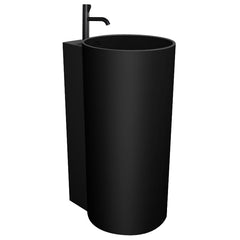 StoneArt Vrijstaande Wastafel LZ550 42x54cm - mat zwart