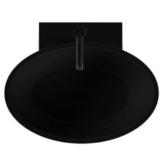 StoneArt Vrijstaande Wastafel LZ551 - mat zwart -50x45cm