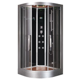 AWT Stoomcabine/douche DZ963F8 zwart/100x100