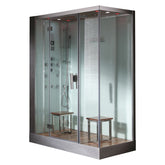 AWT Stoomdouche DZ961F8 wit/150x90/links