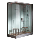 AWT Stoomdouche DZ961F8 wit/150x90/rechts