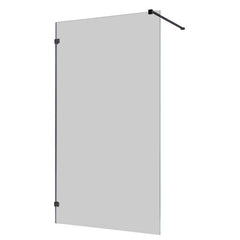 AWT LW inloopdouche profiel loos helderglas/rookglas