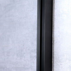 AWT LBS Douchecabine - rookglas/helderglas - 90x90/100x100 - Matzwart/Chroom