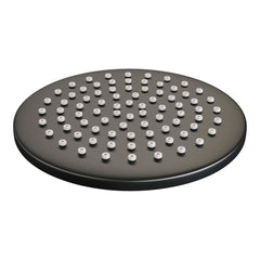 BRAUER Black Edition thermostatische inbouw regendouche 3-weg rond SET 87 met 20 cm douchekop en gebogen muurarm en staaf handdouche en doucheslang en geïntegreerde glijstang mat zwart