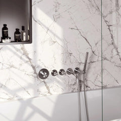 Brauer Edition badthermostaat met uitloop - inbouw - PVD