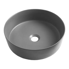 BRAUER Circle waskom 36 rond keramiek mat grijs