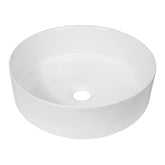 BRAUER Circle waskom 36 rond keramiek hoogglans wit