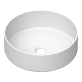 BRAUER Circle waskom 36 rond keramiek mat wit