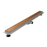 BRAUER Douchegoot met multifunctioneel rooster en flens 7 x 100 koper geborsteld PVD