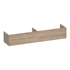 BRAUER Embrace onderkast 200 met 2 softclose lades greeploos en 2 sifon uitsparingen Sunlit