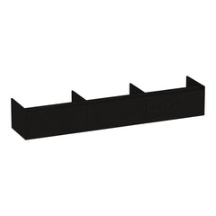 BRAUER Embrace onderkast 220 met 3 softclose lades greeploos en 0 sifon uitsparingen Timber Black
