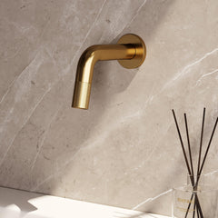 Brauer Gold Carving inbouw fonteinkraan inkortbaar - geborsteld goud PVD